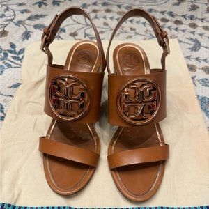 Tory Burch Metal Miller Wedge